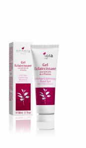 Anti-age lightening hand gel with 4 plant extracts